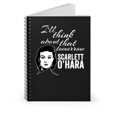 Scarlett O'Hara Gone With The Wind Spiral Notebook