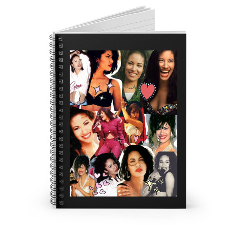 Selena Quintanilla Collage Spiral Notebook