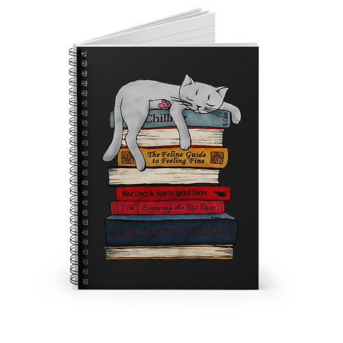 Sleeping Cat 3 Spiral Notebook