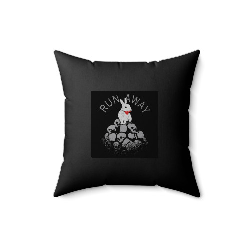 Monty Python Run Away Killer Rabbit Holy Grail Bloody Rabbit Square Pillow Cover