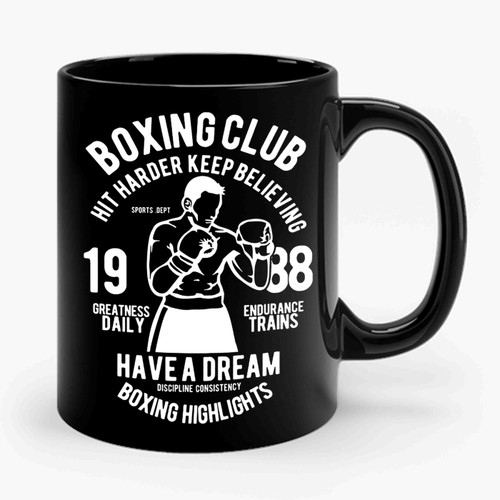 Boxing Club Ceramic Mug