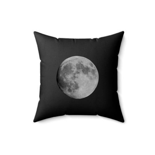 Nasa Graphic Moon Square Pillow Cover