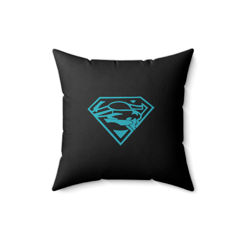 New England Patriots Superman Square Pillow Cover