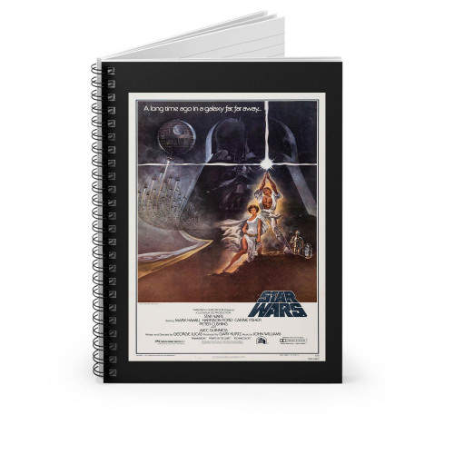 Star Wars A New Hope Cover Spiral Notebook