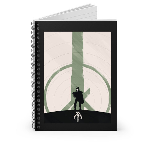 Star Wars Mandalorian Skull Spiral Notebook