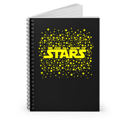 Star Wars We Are All Made Of Stars Spiral Notebook