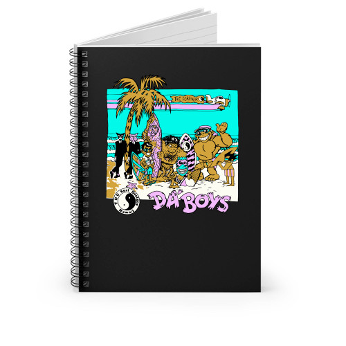 Surf T And C Da Boys 80S Vintage Spiral Notebook