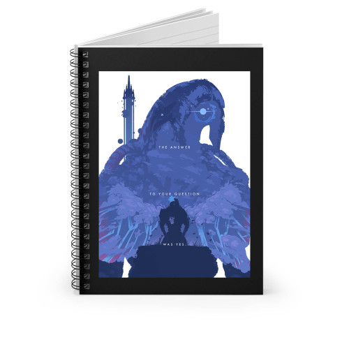 The Answer To Your Question Was Yes Mass Effect Spiral Notebook