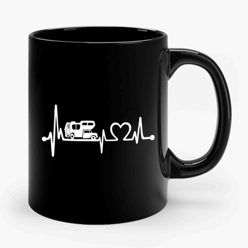 Camp Heartbeat Ceramic Mug