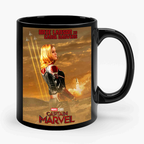 Captain Marvel Brie Larson Ceramic Mug