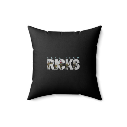 Seal Team Ricks Rick And Morty Inspired Seal Parody Square Pillow Cover