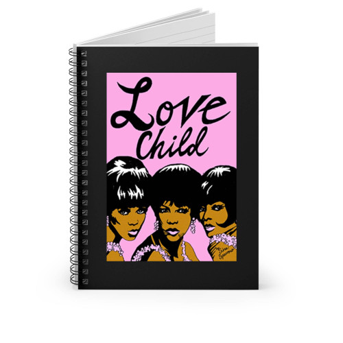 The Supremes Love Child Spiral Notebook