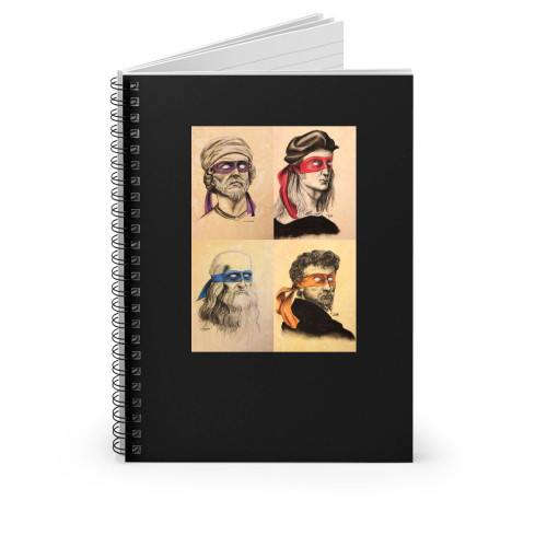 Tmnt As Renaissance Masters Spiral Notebook