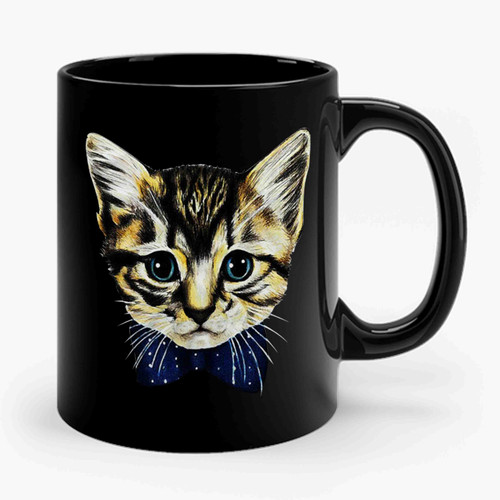 Cat Head Ceramic Mug