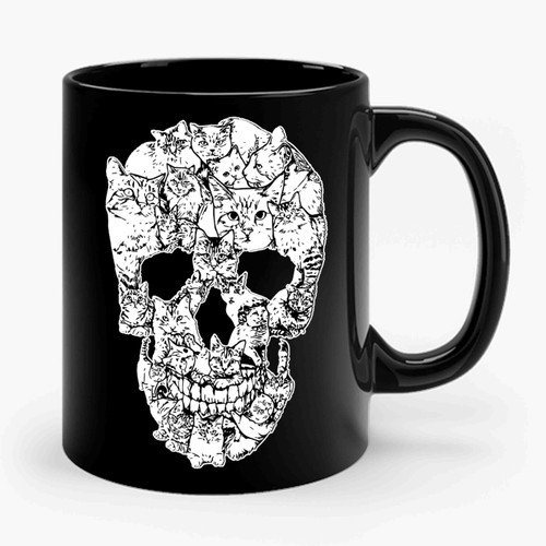 Cat Skull Ceramic Mug