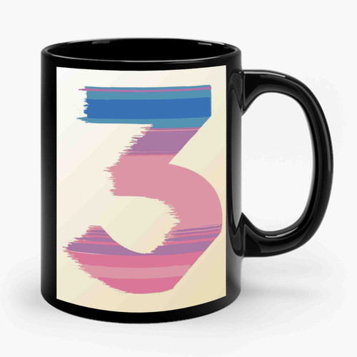 Chance Rapper 3 Three Logo Ceramic Mug