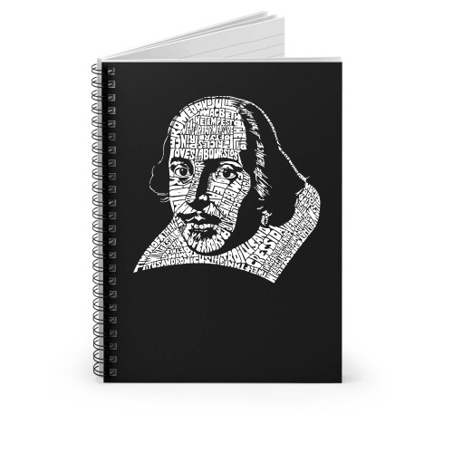 William Shakespeare's Comedies & Tragedies Spiral Notebook