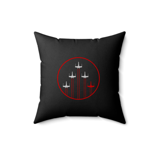 Star Wars Red 5 Standing By Square Pillow Cover