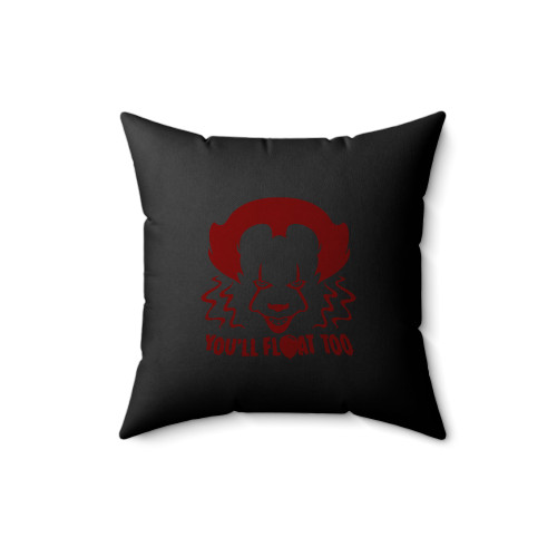 Stephen King's It You'll Float Too Square Pillow Cover