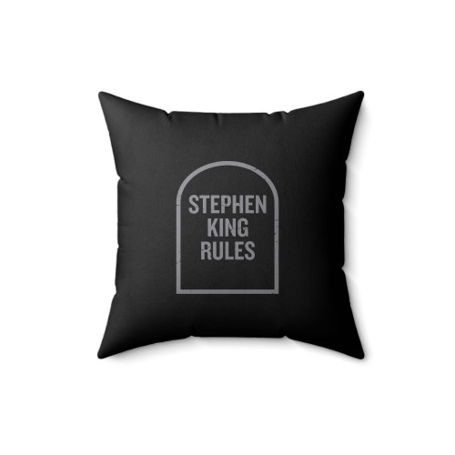 Stephen King Rules Art Square Pillow Cover