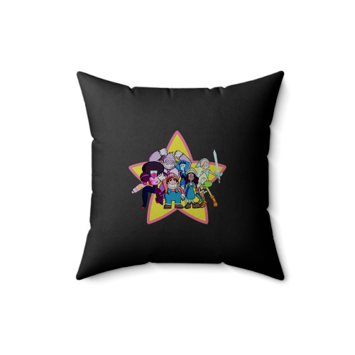 Steven Universe Super Smash Brothers Mashup Smash Bros Nintendo Cartoon Network Square Pillow Cover