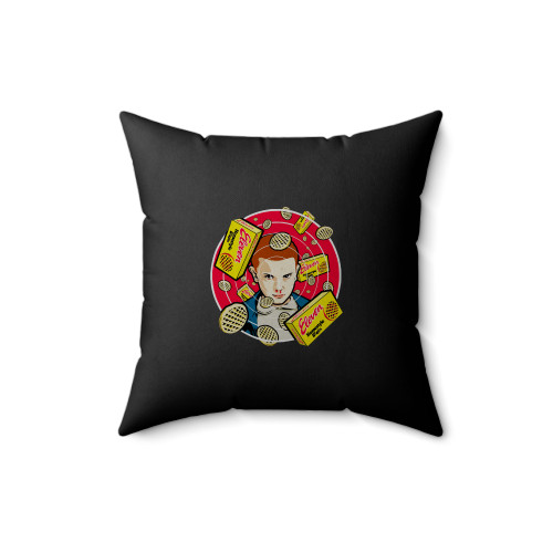 Stranger Things Waffle Poster Marvel Square Pillow Cover