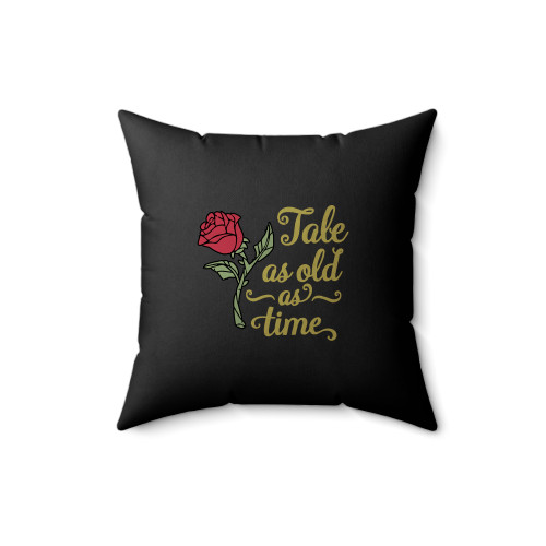 Tale As Old As Time Beauty And The Beast Disney Square Pillow Cover