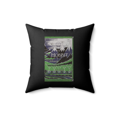 The Hobbit By J R R Tolkien Classic Book Cover Square Pillow Cover
