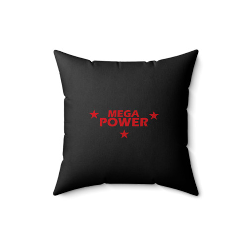 The Mega Powers Macho Man Randy Savage And Hulk Hogan Logo Square Pillow Cover
