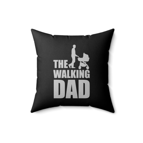 The Walking Dad Father's Day Square Pillow Cover