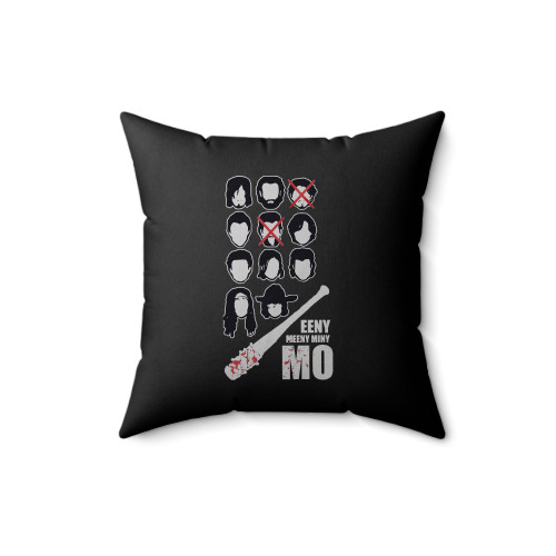 The Walking Dead Fan Negan Eeny Meeny Miny Moe Lucille Bat Square Pillow Cover