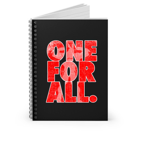 All Might One For All Spiral Notebook