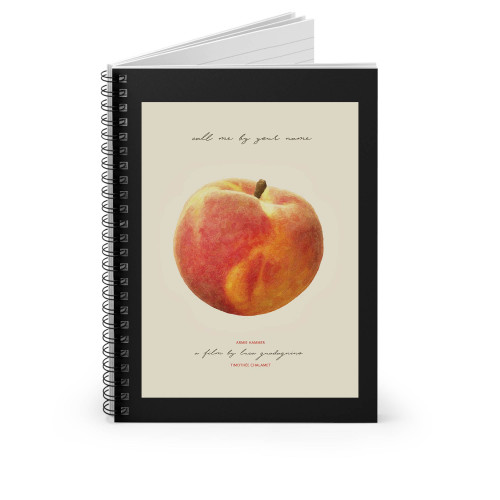Armie Hammer Call Me By Your Name Spiral Notebook