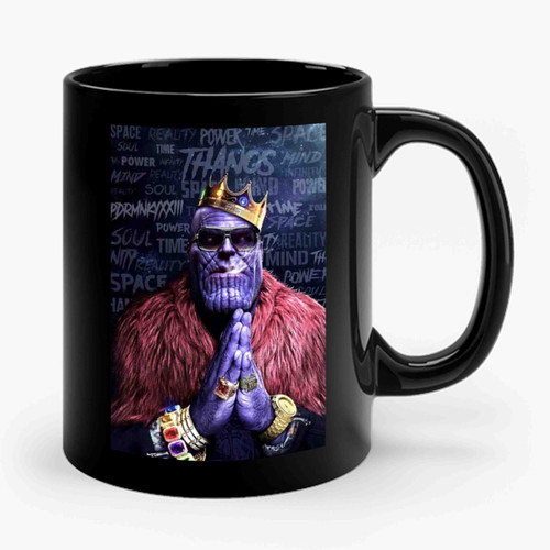 Comic Book Villain Infinity Gangster Parody High Quality Ceramic Mug