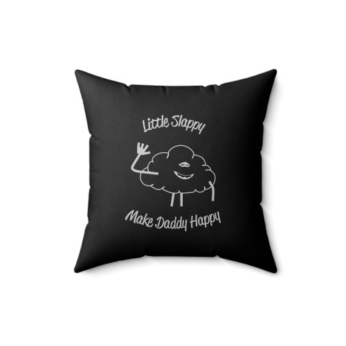Troll Movie Cloud Little Slappy Make Daddy Happy Graphictroll Movie Cloud Little Slappy Make Daddy Happy Graphic Square Pillow Cover
