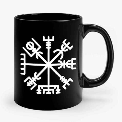 Cool Viking Compass Vegvisir Ceramic Mug