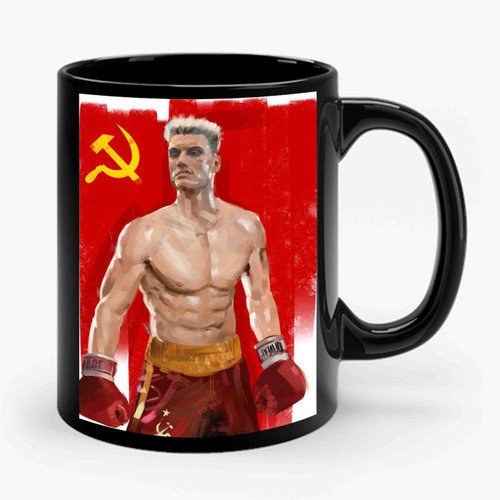 Cuadro Increible Ivan Drago Pelicula Rocky 4 Ceramic Mug