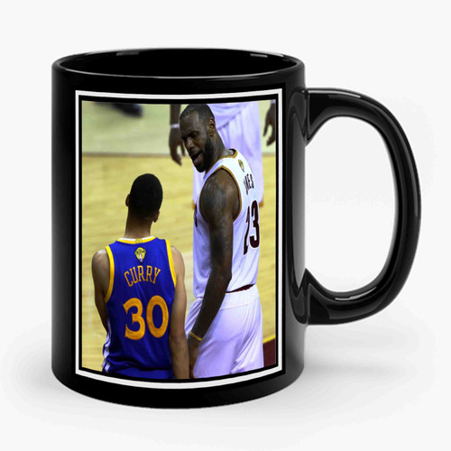 Curry Vs Lebron Ceramic Mug