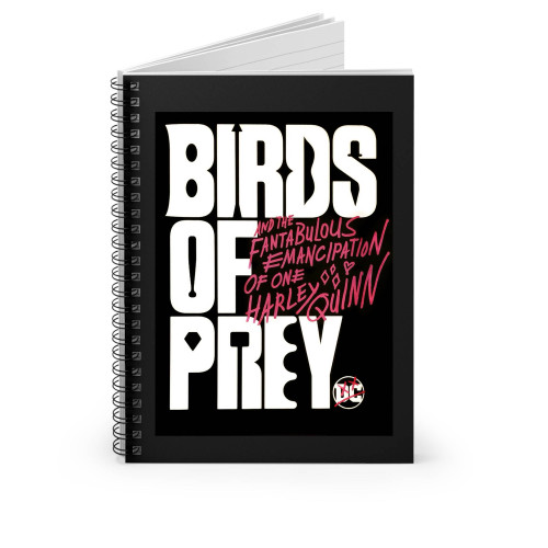 Birds Of Prey Quote Spiral Notebook