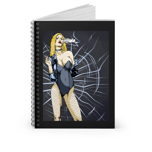 Black Canary Smoking Spiral Notebook