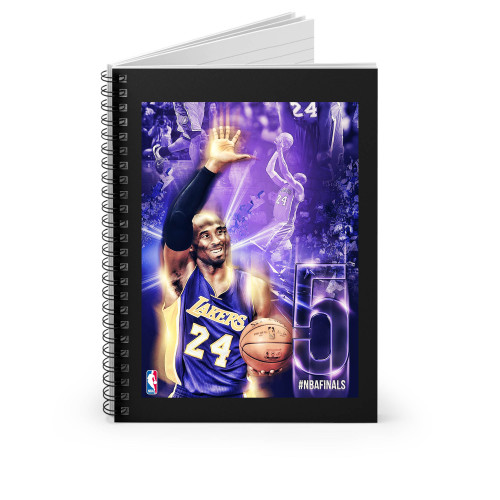 Black Mamba Kobe Bryant 5 Spiral Notebook