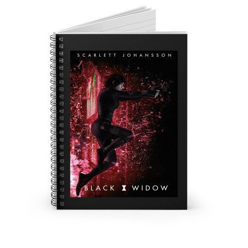 Black Widow Scarlett Johansson 2 Spiral Notebook