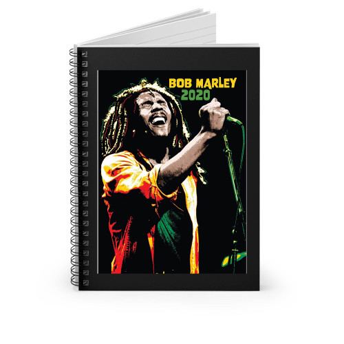 Bob Marley Vintage Musical Spiral Notebook