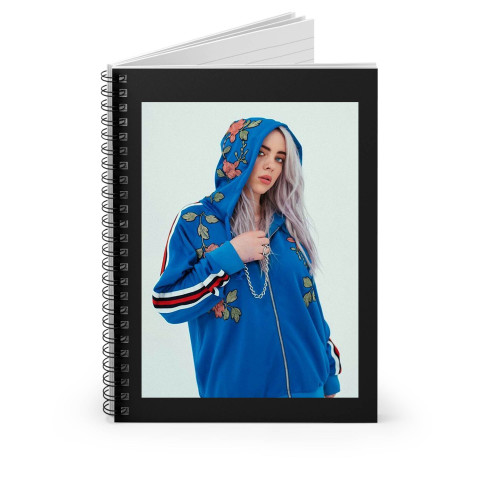 Bored Billie Eilish Spiral Notebook