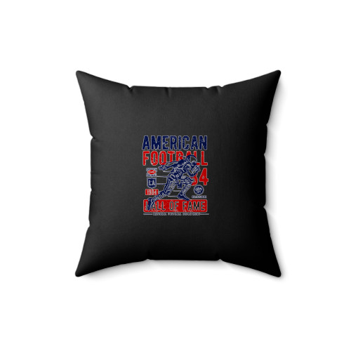 American Football Ball Of Fame Super Bowl Square Pillow Cover