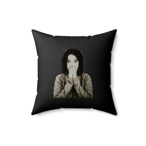 Bjork Debut Alternative Electronic Music Square Pillow Cover Bjork Debut Alternative Electronic Music Square Pillow Cover