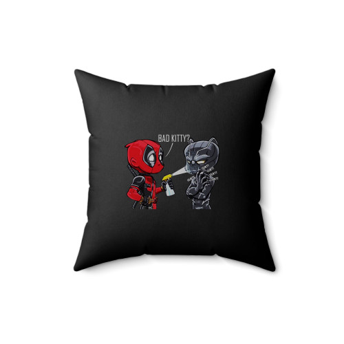 Black Panther Shirt Deadpool Square Pillow Cover