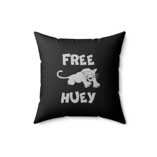 Black Panthers Huey P Newton Free Huey Square Pillow Cover