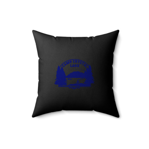 Camp Crystal Lake Funny Halloween Horror Movie Square Pillow Cover
