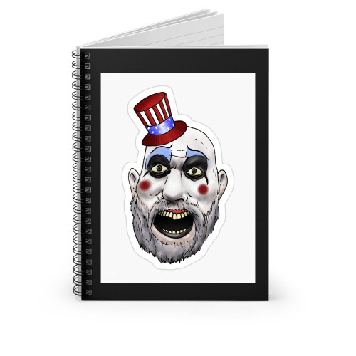 Captain Spaulding Bobble Head Spiral Notebook